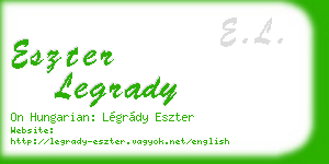 eszter legrady business card