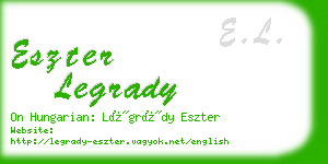 eszter legrady business card